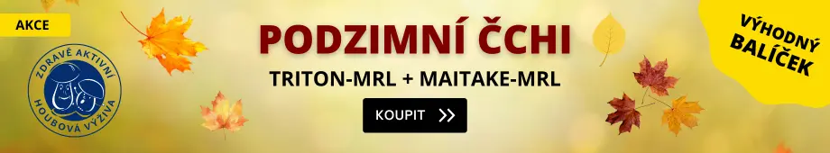 Podzimní čchi, Maitake a Triton v tabletách mobil