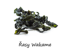 Mořské řasy wakame