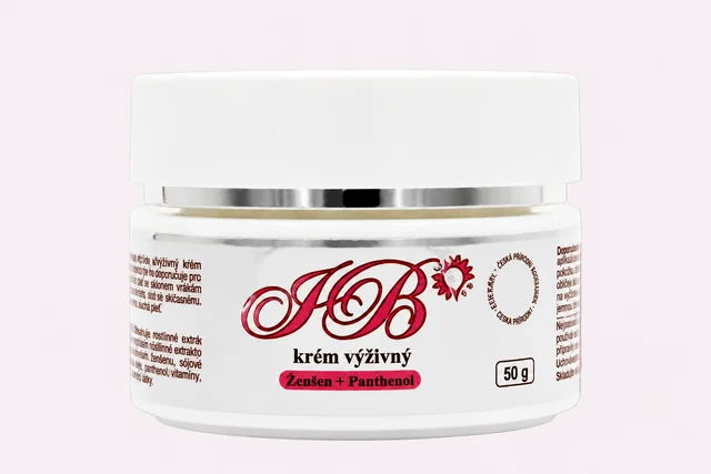 Ženšen + Panthenol, výživný krém 50 g – IB Cosmetic