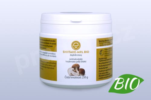 Shiitake-MRL BIO (šitake) biomasa/prášek 250 g_v_2