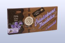 Čokoláda hořká 75% s levandulí 45 g