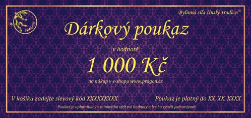 Elektronický dárkový poukaz na nákup zboží v hodnotě 1 000 Kč_e