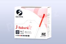 Akupunkturní jehly Seirin J-Sakura No. 1 / 0,16×30 mm Akupunkturní jehly Seirin J-Sakura No. 1 / 0,16×30 mm