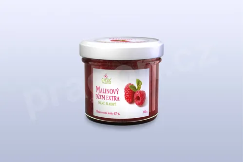 Džem Malinový extra Méně sladký 210 g GREŠÍK_1