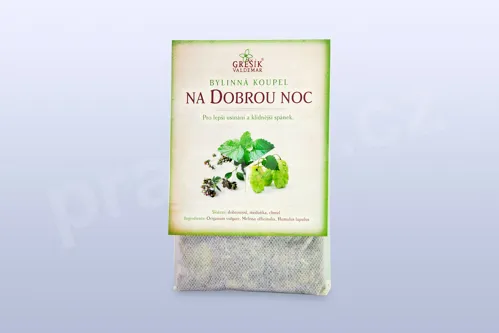 Na dobrou noc koupel 20 g GREŠÍK, Bylinná koupel