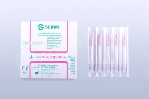 Akupunkturní jehly Seirin J-type 4 / 0,23X40mm