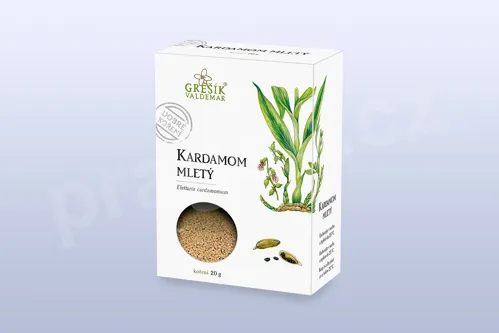 Kardamom mletý 20 g, GREŠÍK, Dobré koření_1