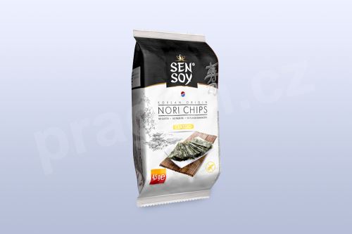 Mořské řasy nori chipsy classic bezlepkové, 4,5 g SEN SOY