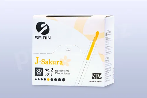 Akupunkturní jehly Seirin J-Sakura No. 2 / 0,18×30 mm