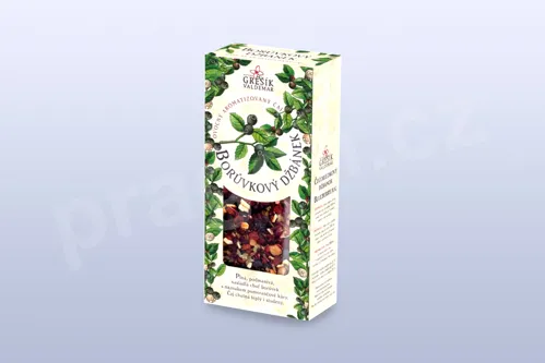 Borůvkový džbánek 100 g krabička, GREŠÍK, Ovocný čaj