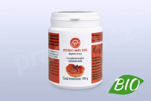 Reishi MRL BIO biomasa 100 g – Ganoderma lucidum