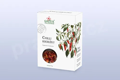 Chilli kroužky 7 g GREŠÍK, Dobré koření_1