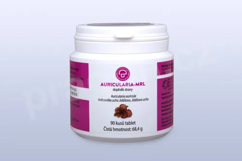 Auricularia-MRL biomasa/tablety 90 tbl._1-2-3