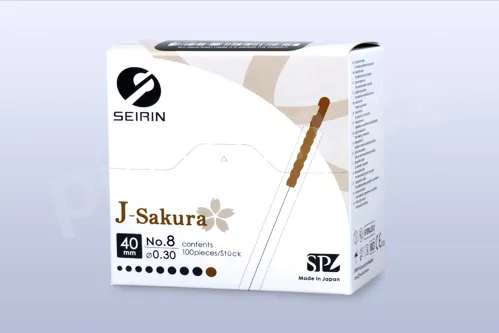 Akupunkturní jehly Seirin J-Sakura No. 8 / 0,30×40 mm