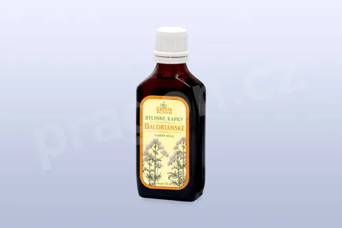 Baldriánské kapky 50 ml, GREŠÍK-Z 40% líh