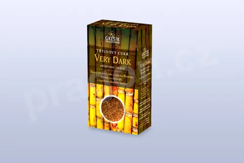 Třtinový cukr přírodní tmavý Very Dark 300 g GREŠÍK