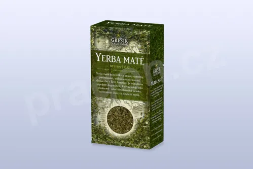 Yerba maté 70 g krabička, GREŠÍK, Čaje 4 světadílů