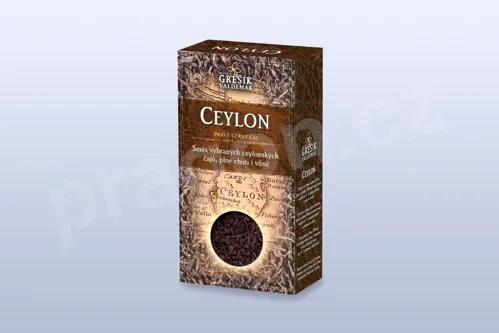 Ceylon OP/BOPI č.č. 70 g krabička, GREŠÍK, Čaje 4 světadílů
