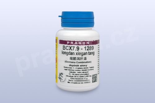BCX7.9 - longdan xiegan tang - pian/tablety