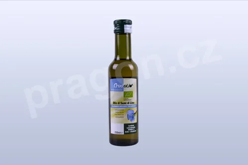 Olej lněný 250 ml BIO, CRUDOLIO