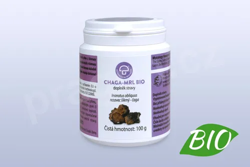 Chaga-MRL BIO (čaga) biomasa/prášek 100 g_2026