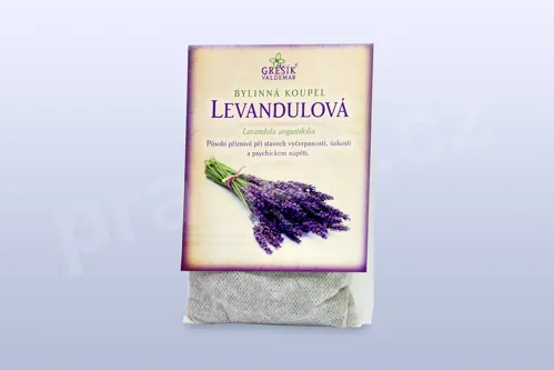 Levandulová koupel 20 g GREŠÍK, Bylinná koupel