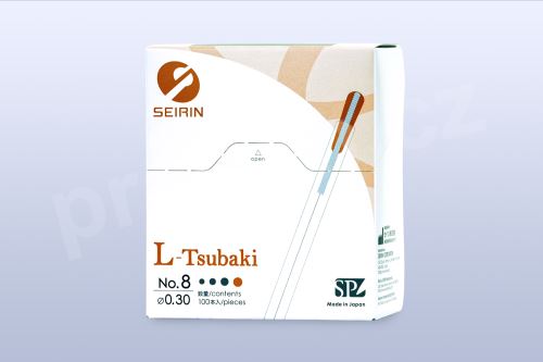 Akupunkturní jehly Seirin L-Tsubaki No. 8 / 0,30×60 mm