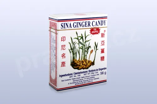 Bonbony zázvorové Sina Ginger Candy - 56 g