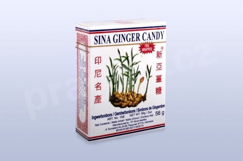 Bonbony zázvorové Sina Ginger Candy - 56 g