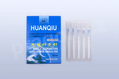 Akupunkturní jehly Huanqiu s trubičkou 0,20x25mm
