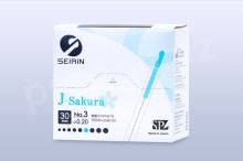 Akupunkturní jehly Seirin J-Sakura No. 3 / 0,20×30 mm