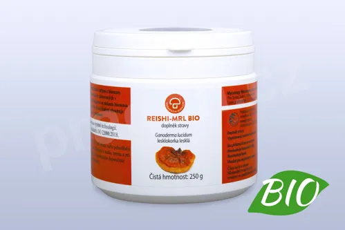 Reishi MRL BIO biomasa 250 g – Ganoderma lucidum