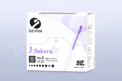 Akupunkturní jehly Seirin J-Sakura No. 5 / 0,25×30 mm