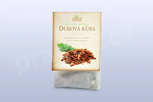 Dubová kůra koupel 20 g GREŠÍK, Bylinná koupel