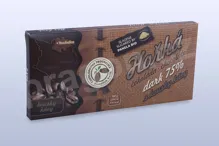 Čokoláda hořká 75% s kávovými zrny, 45 g Čokoláda hořká 75% s kávovými zrny, 45 g