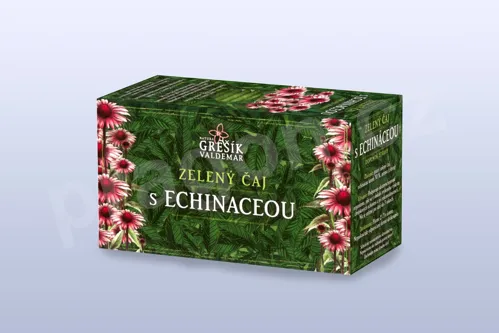 Zelený čaj s echinaceou 20 x 1,5 g n.s., GREŠÍK, -Z-