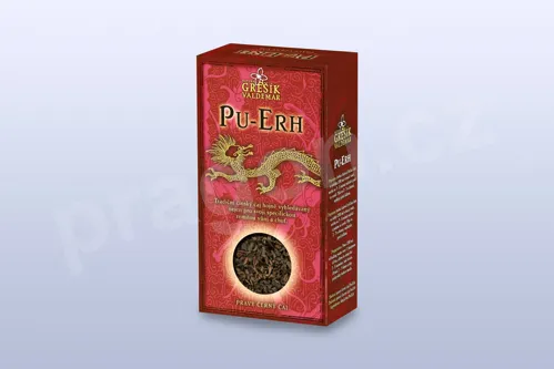 Pu-Erh č.č. 70 g krabička, GREŠÍK, Čaje 4 světadílů