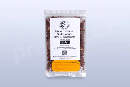 Jujuba – cicimek čínský ostnitý celý, suanzaoren - 40 g