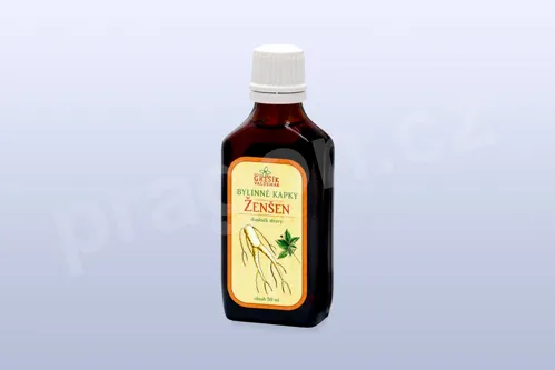 Ženšen kapky 50 ml, GREŠÍK-Z-40% líh