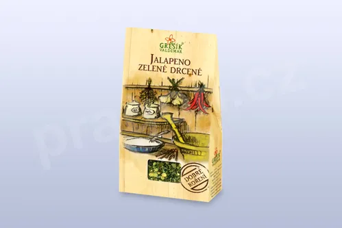 Jalapeno zelené drcené 15 g GREŠÍK, Dobré koření