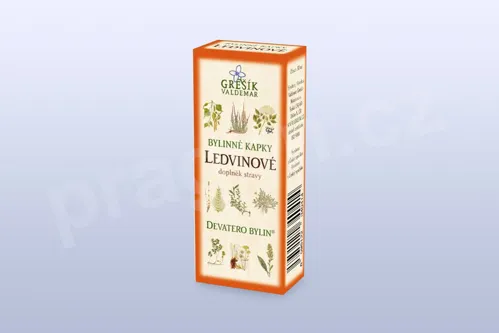 Ledvinové kapky 50 ml, GREŠÍK-Z-35% líh, Devatero bylin