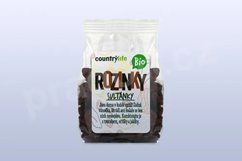 Rozinky sultánky 100 g BIO  COUNTRY LIFE_1