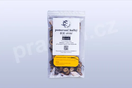 Pomeranč hořký nezralý, zhishi, Aurantii fructus immaturus - 30 g-nahled