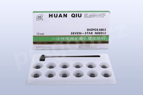 Akupunkturní jehly Huanqiu - švestkové kladívko, seven star