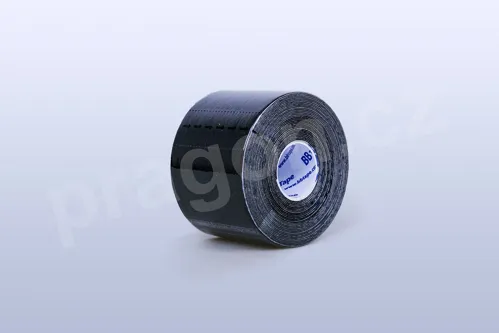Kineziologický tejp BB Tape 5 cm, barva černá