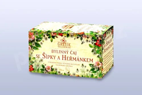 Se šipky a heřmánkem 20 x 1,5 g n.s., GREŠÍK