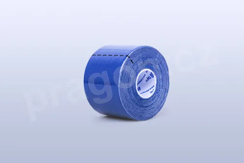 Kineziologický tejp BB Tape 5 cm, barva modrá