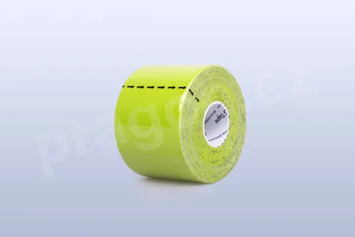 Kineziologický tejp BB Tape 5 cm, barva zelená limetková