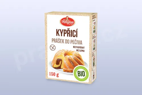 Prášek kypřicí do pečiva bez fosfátů bezlepkový 150 g BIO AMYLON
