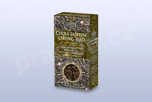 China Jasmine Chung Hao z.č. 70 g krabička, GREŠÍK, Čaje 4 světadílů